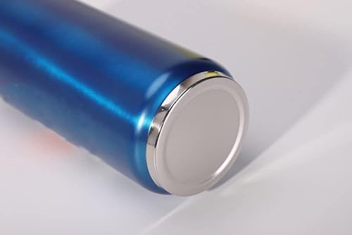 Miniatura 2 de Latas térmicas de acero inoxidable para automóvil, té, café, botella de agua, tazas aisladas al vacío con tapas, color amarillo, 11.4 onzas líquidas