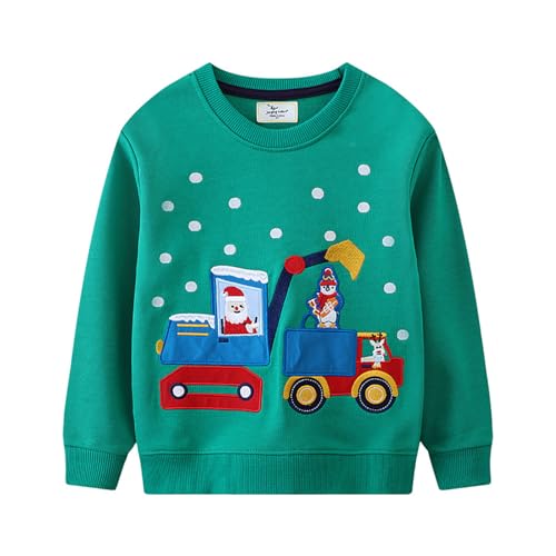 Boys Sweatshirts Casual Sweatshirts Cotton Sweatshirts Long Sleeve T-shirts Crew Neck Cartoon Tops for Boys-36