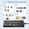 Lettore Schede SD with USB C Adapter Upgraded 7 IN 1 Lettore SD USB 3.0 5Gbps Read Write for SD SDXC SDHC CF CF CFI TF XD Micro SD Micro SDXC Micro SDHC MS MMC UHS-I Cards for Windows Linux Mac OS