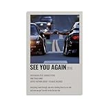 GUYREWGRUG Wiz Khalifa Poster für Zimmer, Schlafzimmer, 