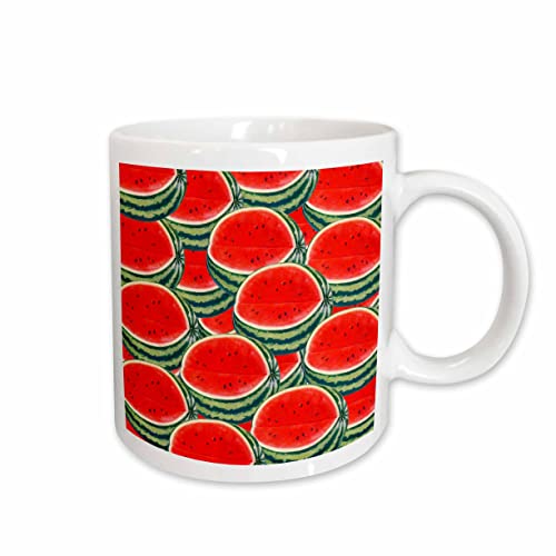 3dRose Watermelon 15oz Mug