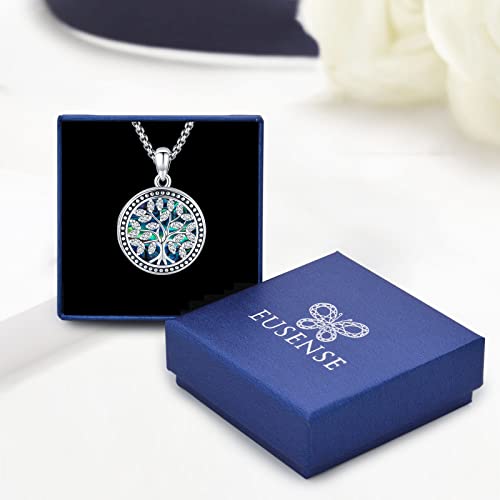 Locket Necklace For Women That Hold Pictures Tree Of Life Locket Necklace Female Lockets Pendant With Double Picture Inside Women's Lockets Small Metal Round Locket Forever In My Heart 925 Sterling Silver Lovket Abalone Shell #TOP4