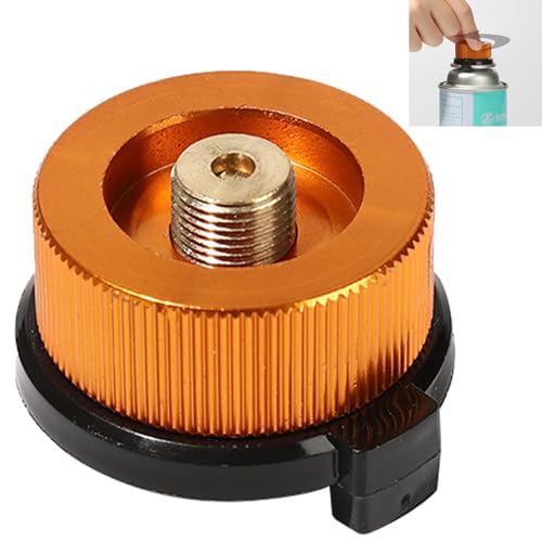 KOAHDE Adaptador de Botella de Gas,Convertidor De Tanques De Camping,Adaptador de la Estufa de Gas Que Acampa,Conector de Estufa de Camping,Adaptador De Cartuchos De Gas,Adaptador de Estufa Picnic