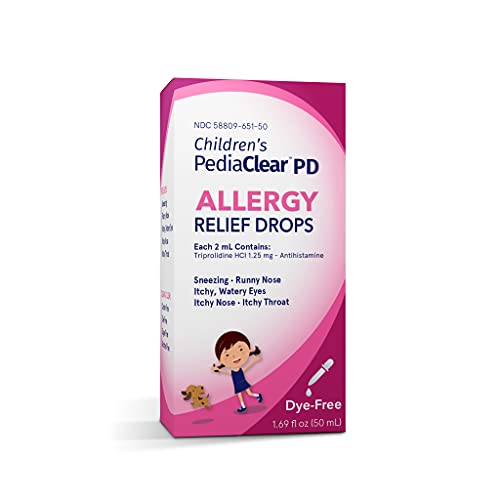 PediaClear Children's PD Allergy Relief Drops for Ages 6+...