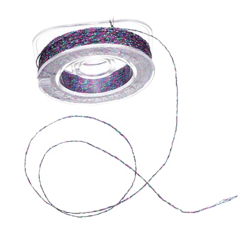 Hemobllo DIY Fishing Rod Tying Line 50m Roll Colorful Braided Wire for Rod Building Guide Ring