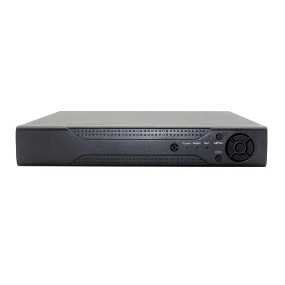 Xmeye 4K 4CH POE NVR - Videoregistratore a 8 canali per 48 V POE 8 MP 5 MP di sorveglianza di sicurezza IP, riconoscimento facciale, spina europea durevole