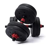 ENTRENAMIENTO DE PESAS CÓMODO: El accesorio de fitness es antideslizante, profesional y de alta calidad. Además, el set 2 en 1 innovador presenta un diseño para ahorrar espacio en su almacenamiento