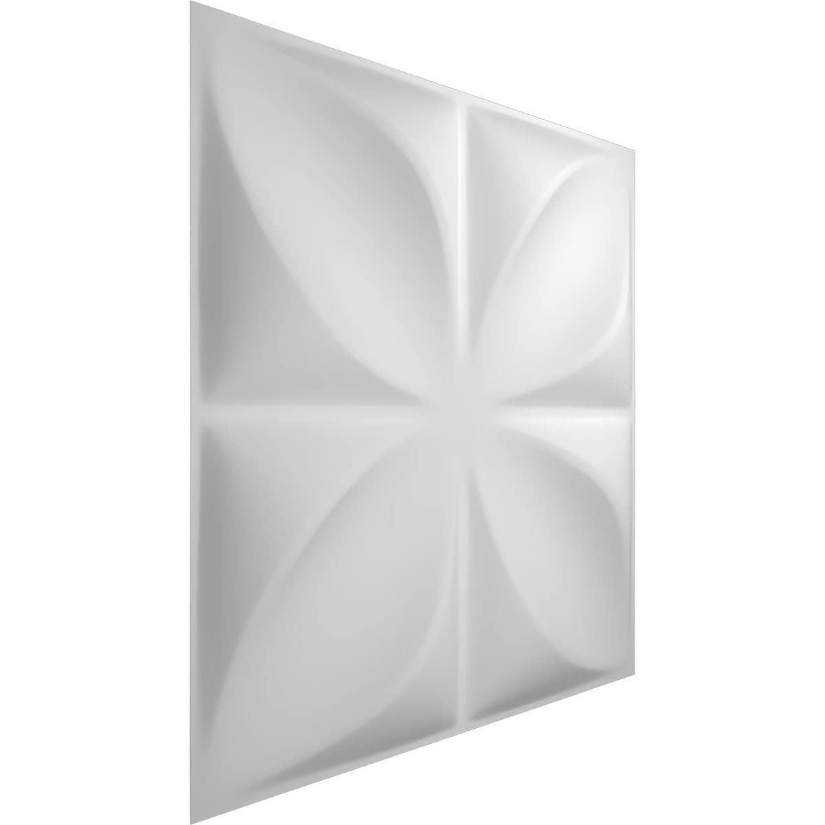 Ekena Millwork WP12X12HEWH 11 7/8"W x 11 7/8"H Helene EnduraWall Decorative 3D Wall Panel Covers 0.98 Sq. Ft. , White