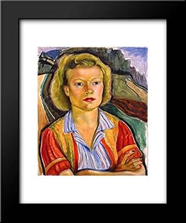 The Farmer'S Daughter 15x18 Framed Art Print by Prudence Heward
