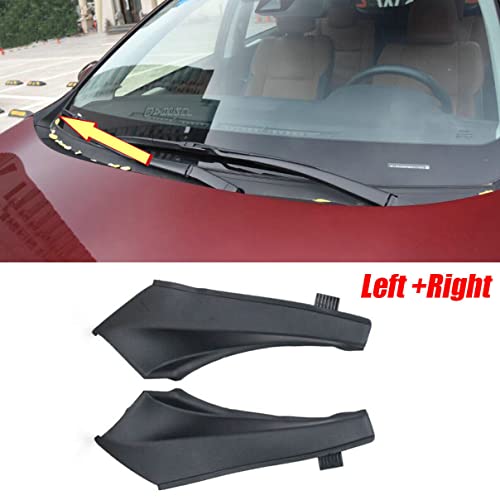 Left Right Front Wiper Side Cowl Extension Cover Trim Black For Toyota Rav4 2013 2014 2015 2016 2017 2018 2019 #TOP1