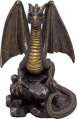 World of Wonders Ancient Guardians Gilded Excellence Dragon Figurine | Dragon Statue | Dragon Decor | Room Decor | Room Accessories | Dragon Figurines | Medieval Decor - 9.5