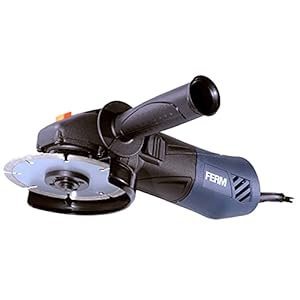 Ferm AGM1087 Haakse slijpmachine 850W – 125mm – Met elektronische soft starten verstelbare zijhandgreep – Soft Grip