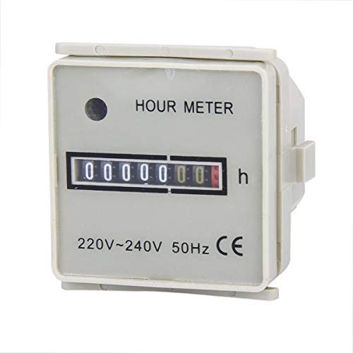 VELURA Hour Meter 220-240VAC - Square Digital Gauge|As Per Descriptions|Gauge Sets & Dash Panels| Parts & Accessories-image-48