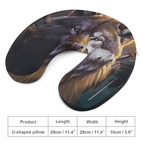 Almohada espuma viscoelástica tamaño único cuello U miniatura 2