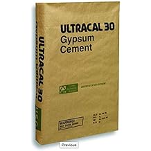 ULTRACAL 30 Gypsum Cement - Plaster - for Mold Making and Casting, Ideal for Latex Molds! Takes Excellent Detail 5 lb