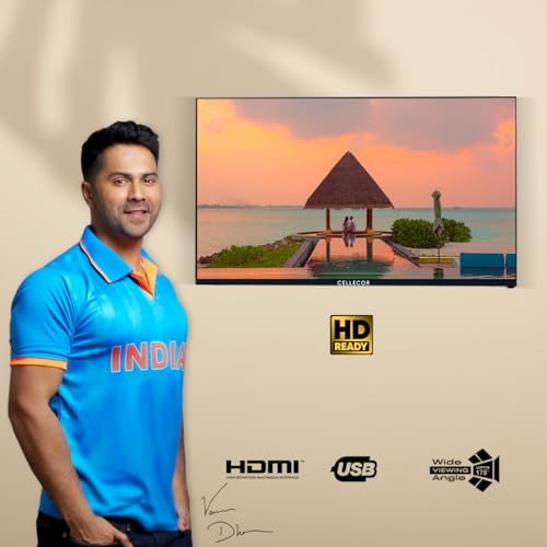 Image of CELLECOR 80 cm (32 inch) HD Ready LED TV (E32N) - Free Installation - Black