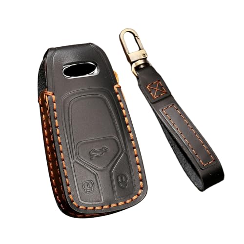 Coque de clé Audi protégez votre boîtier des rayures avec cet étui en cuir noir