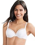 Hanes Ultimate Women's Silky Smooth Comfort Unlined Underwire Bra, White, 34B