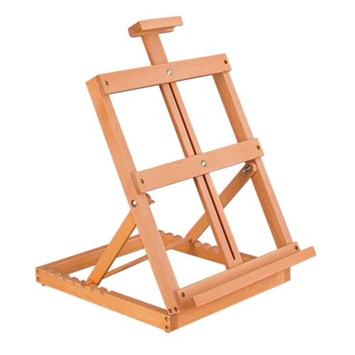 Tiny-Trees® Wooden Tabletop Easel Stand for Painting, German...