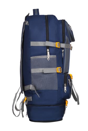 Image of ALEXA BAGS Rucksack Bags 75 Litres Travel Bag For Men Tourist Bag For Travel Backpack For Hiking Trekking Bag For Men Camping Banyan Ii With 1 Year Warranty, Green