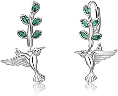 Owl/Cat/Bee Earrings for Women Girls 925 Sterling Silver Animal Dangle Earrings Jewellery