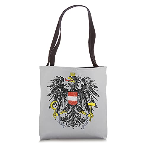 AUSTRIA COAT OF ARMS FLAG BUNDESADLER EAGLE VIENNA SALZBURG Tote Bag