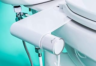 GenieBidet - Rear & Feminine Ultra Thin Toilet Attachment with Self Cleaning Dual