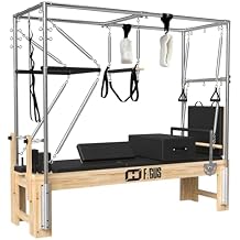 Pilates Combo Cadillac Reformer Machine for Home, Solid Pilates Reformers Equipment with Stainless Steel Frame Structure