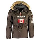 Anapurna by Geographical Norway   Veste de Ski et Montagne pour Homme (Medium, Marron)