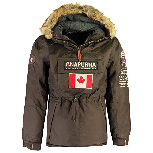 Veste de ski et montagne contre le froid intense Anapurna marron