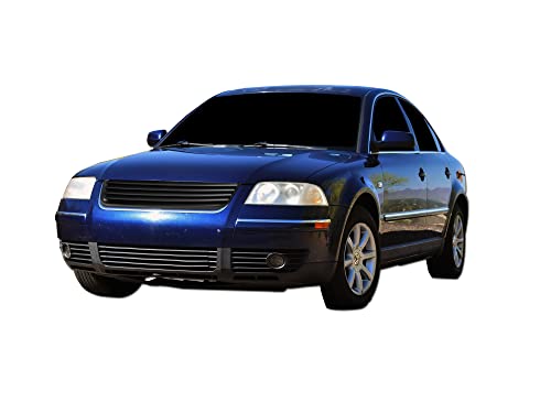 Armordillo Horizontal Style Front Grille|Compatible With 2001-2005 Volkswagen Passat B5.5|8741092|Matte Black|Front Hood Bumper Grille by ARMORDILLO - Image 5