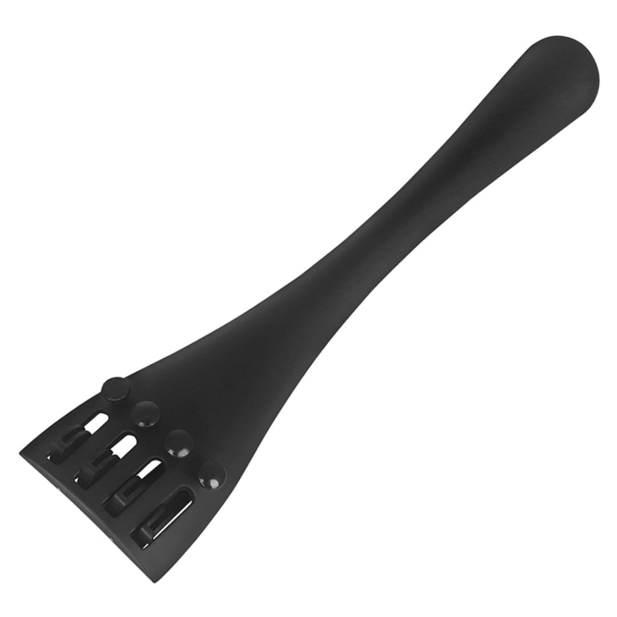 Sosoport Upgrade Your Cello Professional Pull String Board Matte Carbon Fiber Tailpiece for 4/4 Size