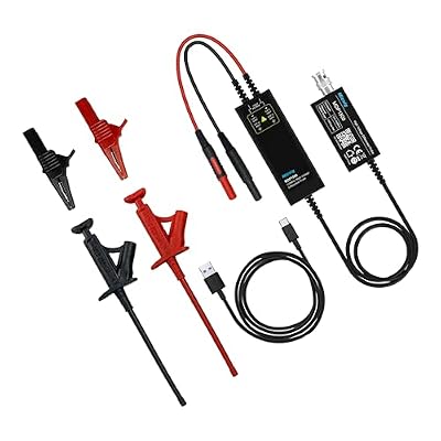 Micsig Oscilloscope HV Probe MDP Series MDP1500 100Mhz High Voltage Differential Probe BNC Interface Dual Range Selection Quick Zero USB Power Supply(MDP1500)