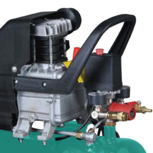 Image of Sulfar Power Action Power Action AC2415 Air Compressor Input 1500W 220-240V, 50Hz No Load Speed 2850 /min Tank Capacity 24L Displacement 210L /min (AC2415, Green)