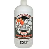 Picture of 32 oz Salmon Oil for Dogs & Cat's, 100% Pure Atlantic Salmon Oil, Supplemental Fish Oil for Healthy Dog's Coats, Omega 3 Dog Fish Oil Liquid for Coats and Itchy Dry Skin, Helps with HIPS & Joints.