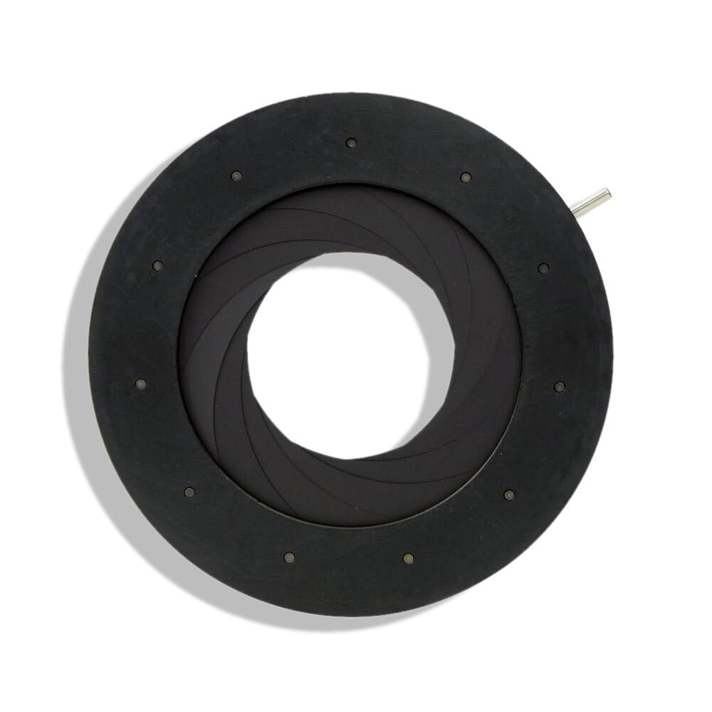 Accessori per microscopio da laboratorio 2-50mm Diaframma regolabile 1 PC Regolabile 2-50mm Diaframma a iride meccanico Microscopio Adattatore for fotocamera Monitor Condensatore