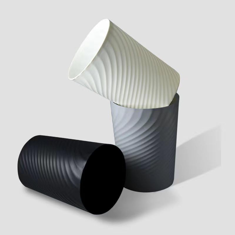 Miniatura 6 de Bote de basura pequeño, cubo de basura de plástico, cubo de reciclaje de basura, cubo de basura redondo para baño, oficina, dormitorio, cocina, 1.8