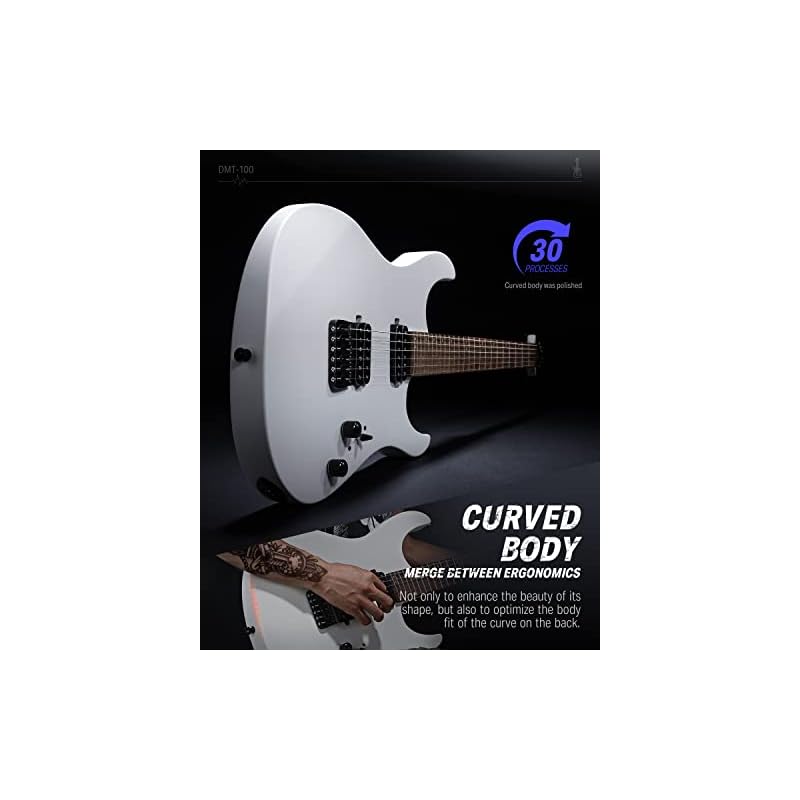 Donner 39 Inch Metal Electric Guitar & 5W Mini Guitar Amp