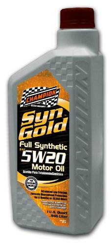 Aceite para motor sintético Champion 5W-20 32 oz miniatura 1