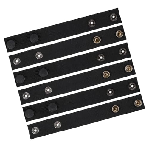 LIGHTAOTAO 6 Piezas Trabillas de Nylon para Cinturón Retenedores Resistentes para Equipos Anillas de Cinturón Seguras para Camping Senderismo y Uso Profesional