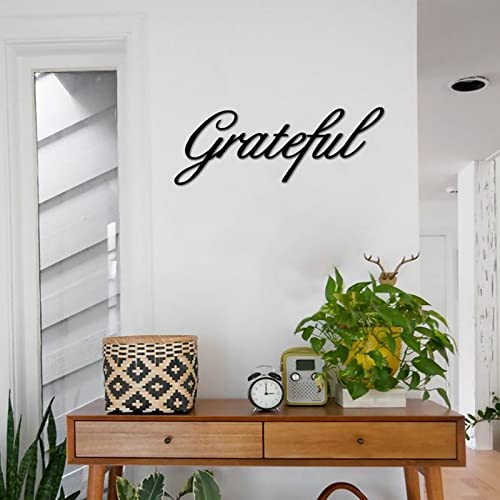 Décoration en métal Grateful 60 cm pour entrée accueillante - 4