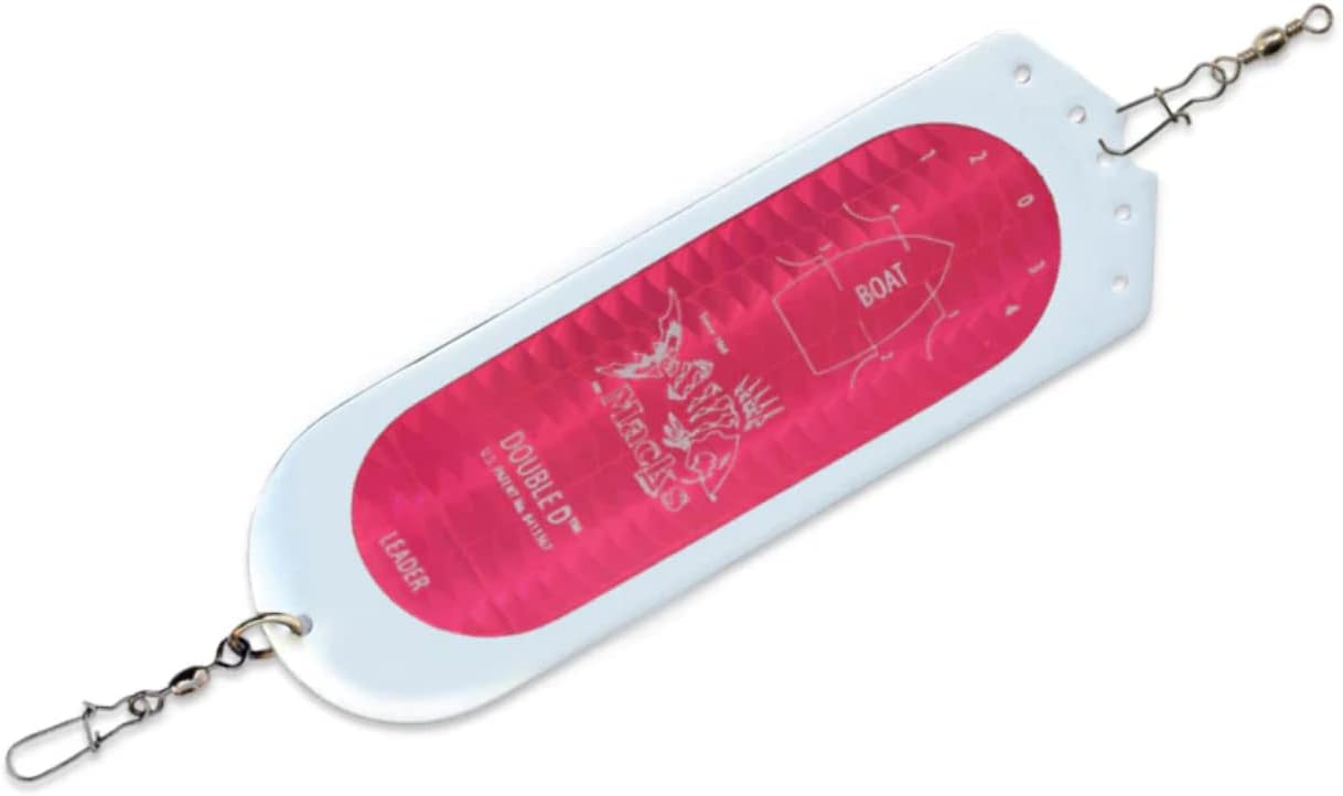 Mack’s Lure Double D™ Dodger (Hot Pink, 4.4"), Dodgers & Flashers