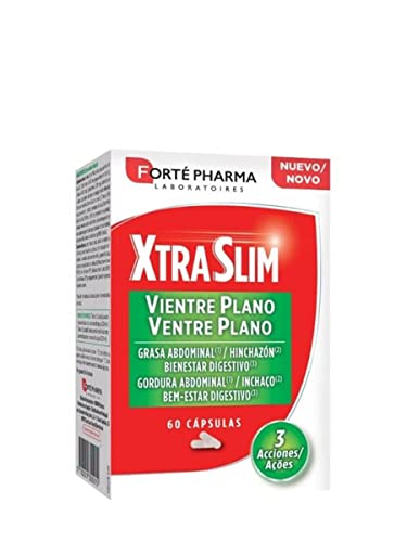 XtraSlim Vientre Plano es un complemento alimenticio elaborado a base mate, cola, y comino. Además, aporta dos cepas microbióticas e inulina de achicora que refuezan la fórmula. Cápsula
