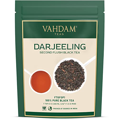 Vahdam, Special Darjeeling Collection I Combo Pack Of 2 - Daily Darjeeling (12 Oz) & Darjeeling Summer (30 Black Tea Bags) Pure Unblended Darjeeling Black Tea I Medium Caffeine #TOP4
