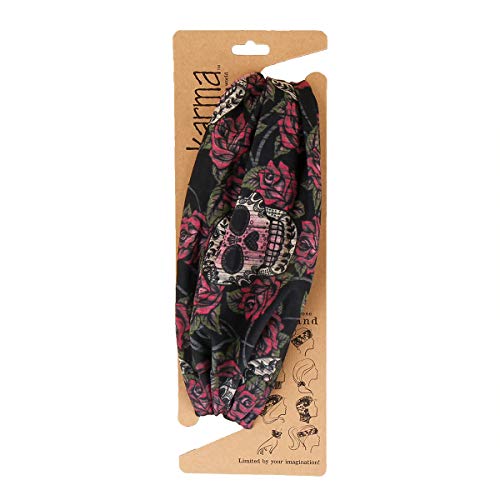 Karma Gifts, Sugar Skull Wide Headband