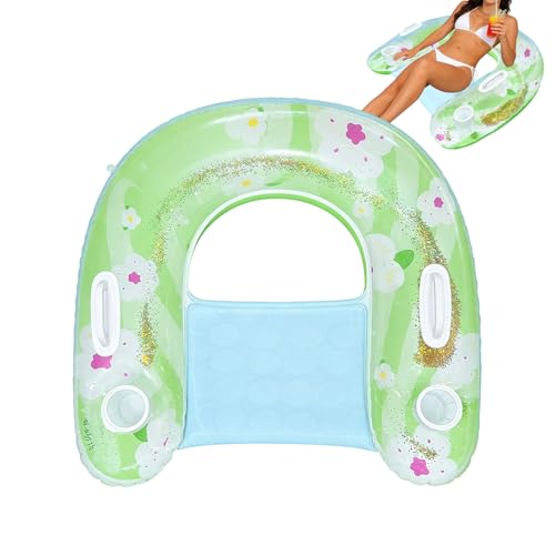 Chaise longue gonflable pour la plage et vacances d'été au soleil