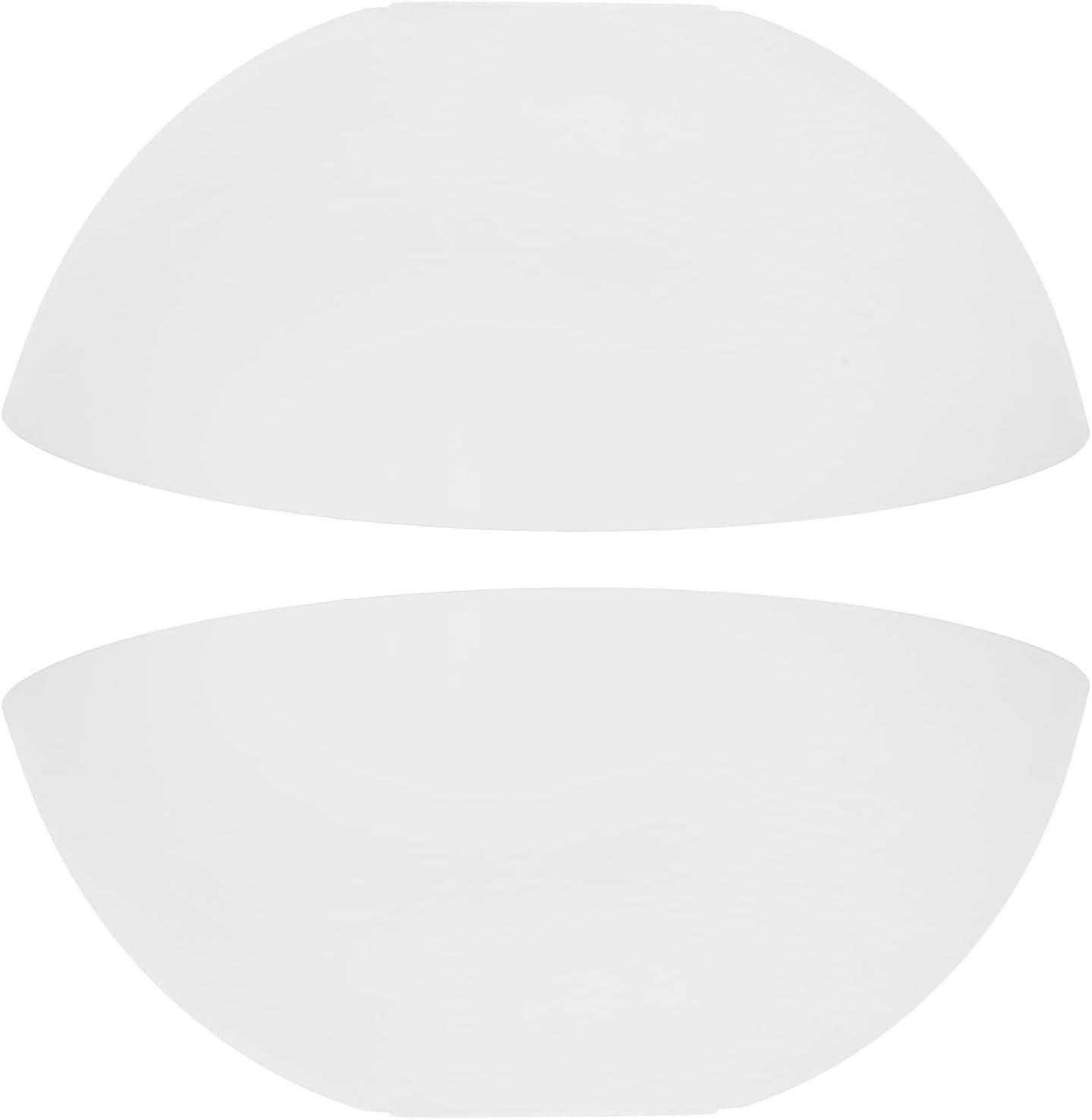 2pcs Simple Plastic Lampshade Replacement for Ceiling Light Chic Mushroom Lightweight and Easy to Install for Home and Restaurant Decor