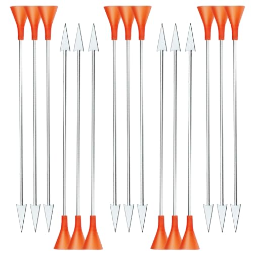 COSMOING 50PCS .625 Caliber Blow Razor Darts for All .625 Big Bore Caliber Blowguns Razor Darts for Practice Birds Rats and Small Prey