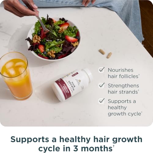 Ancient Nutrition Hair Growth + Hydrolyzed Collagen Peptides Capsules - image 3
