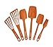 Rachael Ray Tools & Gadgets 6-Piece Nylon Tool Set, Orange